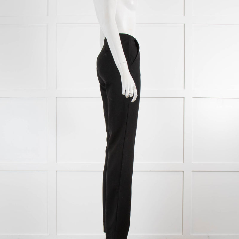 Anine Bing Black Straight Leg Trousers