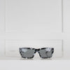 Prada Black And White Acetate Frame Sunglasses