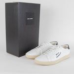 Saint Laurent White Court Classic Leather Trainers