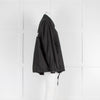 Jil Sander Black Cotton-Polin Jacket with Logo Back