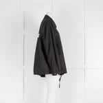 Jil Sander Black Cotton-Polin Jacket with Logo Back