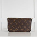 Louis Vuitton Monogram Pochette Felicie Strap and Go in Khaki