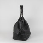 Chanel Black Coco Cabas Leather Tote Bag