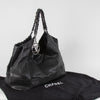 Chanel Black Coco Cabas Leather Tote Bag