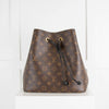 Louis Vuitton NeoNoe Monogram Hobo Bag with Black Trimmings