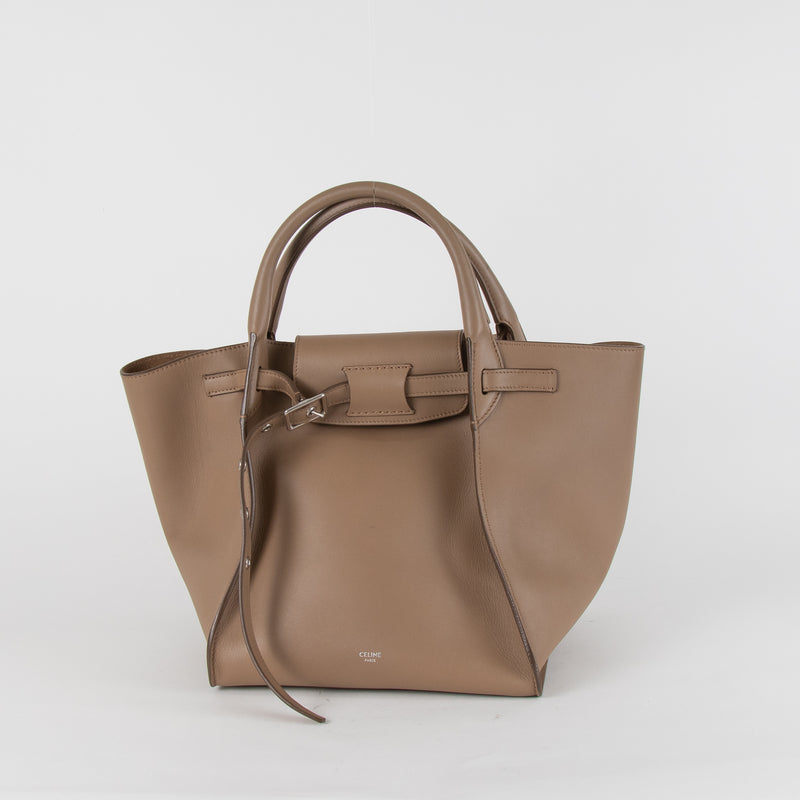 Celine Beige Box Calfskin Big Leather Bag