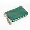 Jimmy Choo Green Metallic Python Effect Calf Leather Bag