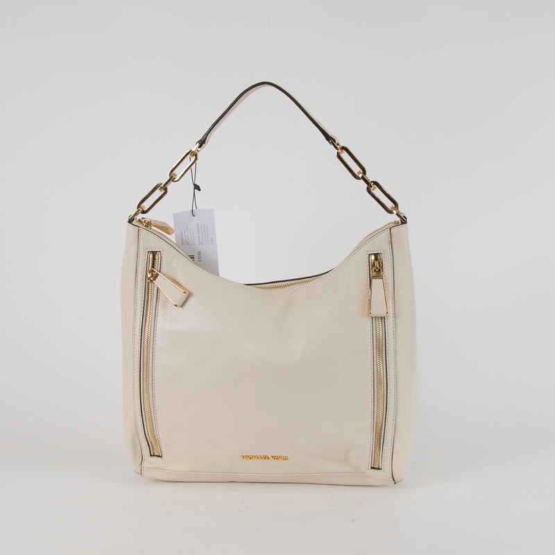 Michael Kors Cream Saddle Bag