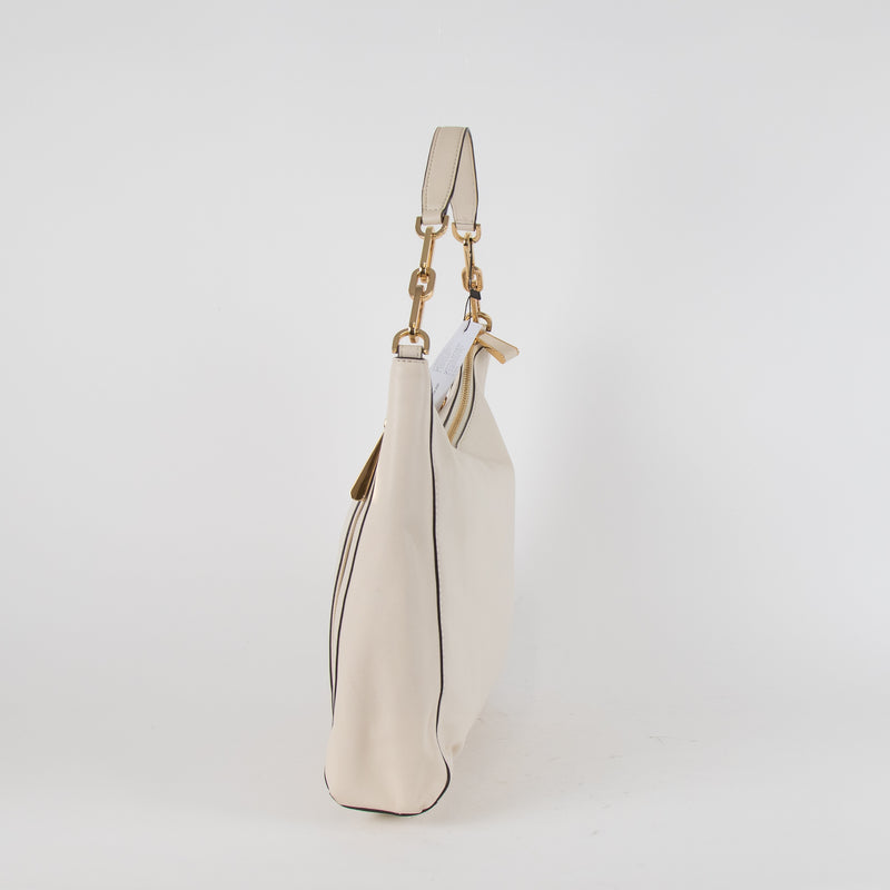 Michael Kors Cream Saddle Bag