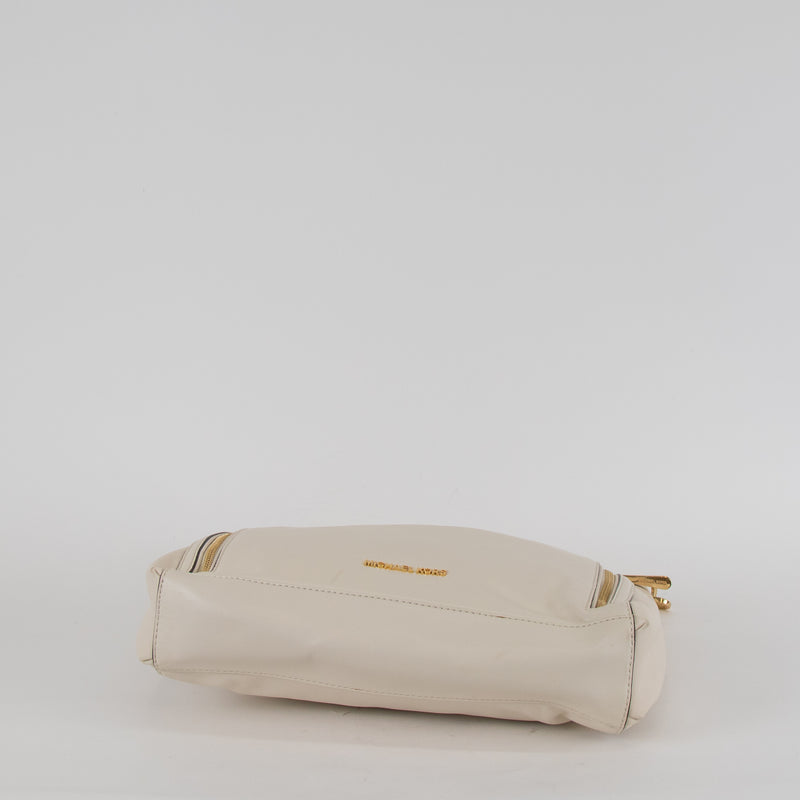 Michael Kors Cream Saddle Bag