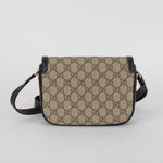 Gucci Mini Horsebit 1955 in Supreme Canvas and Black Leather