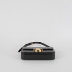 Celine Black Calf Skin Claude Shoulder Bag