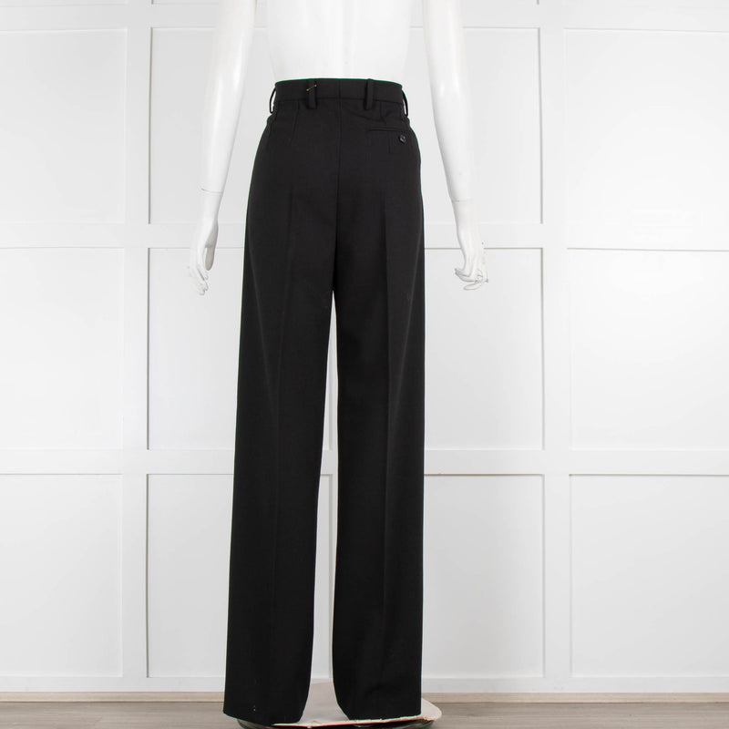 Dries Van Noten Black Wool Tailored Trousers – Phoenix Style