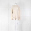 RAEY Recycled Cashmere Raglan Open Knit Jumper