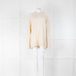 RAEY Recycled Cashmere Raglan Open Knit Jumper