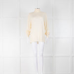 RAEY Ivory Merino Fitted Roll Neck