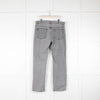 Raey Grey Full Length Wide Leg Jeans