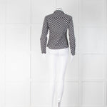 Gucci Grey Black White Dotted Long Sleeve Shirt