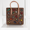 Christian Louboutin Brown Nubuck Paloma Patch Bag