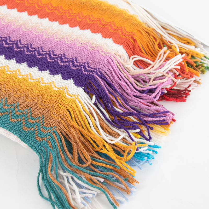 Missoni Multicolour Wavyline Pattern Scarf