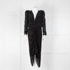 Isabel Marant Black Embellished Maray Midi Dress