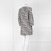 Stills White Black Zig Zag Coat