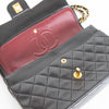 Chanel Medium Vintage Black Lambskin Double Flap Bag