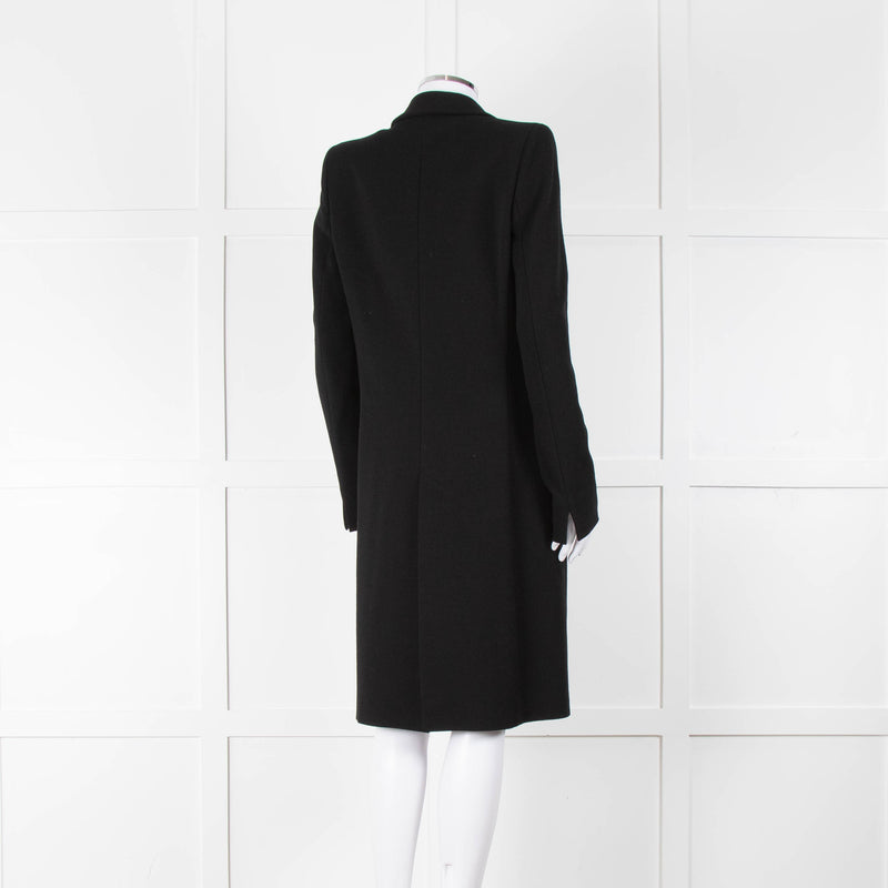 Emilio Pucci Black Gold Button Fitted Coat