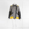 Rebecca Minkoff Black Yellow Tweed And Leather Jacket