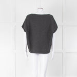 Piazza Sempione Grey Wool Blend Sleeveless Sweater