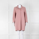 S'Max Mara Rose Pink Double Faced Wool Coat