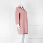 S'Max Mara Rose Pink Double Faced Wool Coat