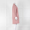 S'Max Mara Rose Pink Double Faced Wool Coat