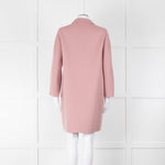 S'Max Mara Rose Pink Double Faced Wool Coat