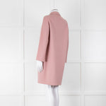 S'Max Mara Rose Pink Double Faced Wool Coat