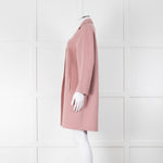 S'Max Mara Rose Pink Double Faced Wool Coat