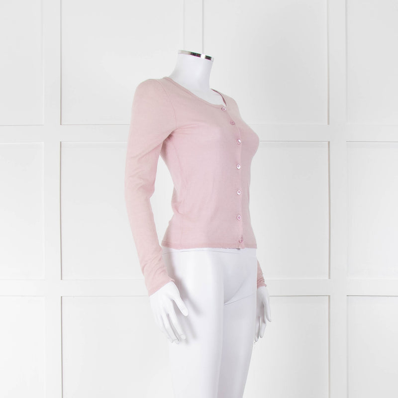 Strenesse Pink Fine Cashmere Cardigan