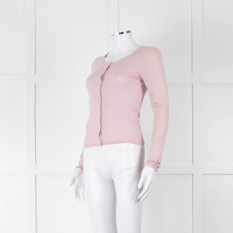 Strenesse Pink Fine Cashmere Cardigan