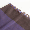 Blue & Brown Block Colour Scarf