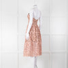 Self-Portrait Pink Lace Shoestring Strap Dress