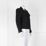 Isabel Marant Etoile Black Double Breasted Wool Fitted Blazer