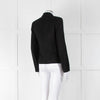 Isabel Marant Etoile Black Double Breasted Wool Fitted Blazer