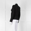 Isabel Marant Etoile Black Double Breasted Wool Fitted Blazer