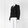 Isabel Marant Etoile Black Double Breasted Wool Fitted Blazer