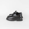 Burberry Black Lace Up Chunky Platform Shoes