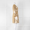 Saloni Gold Sequin Camille Mini Dress