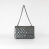 Chanel Teal Patent 2.55 Quilted Shoulder Bag