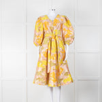 Stine Goya Volume Yellow Orange Amira Dress