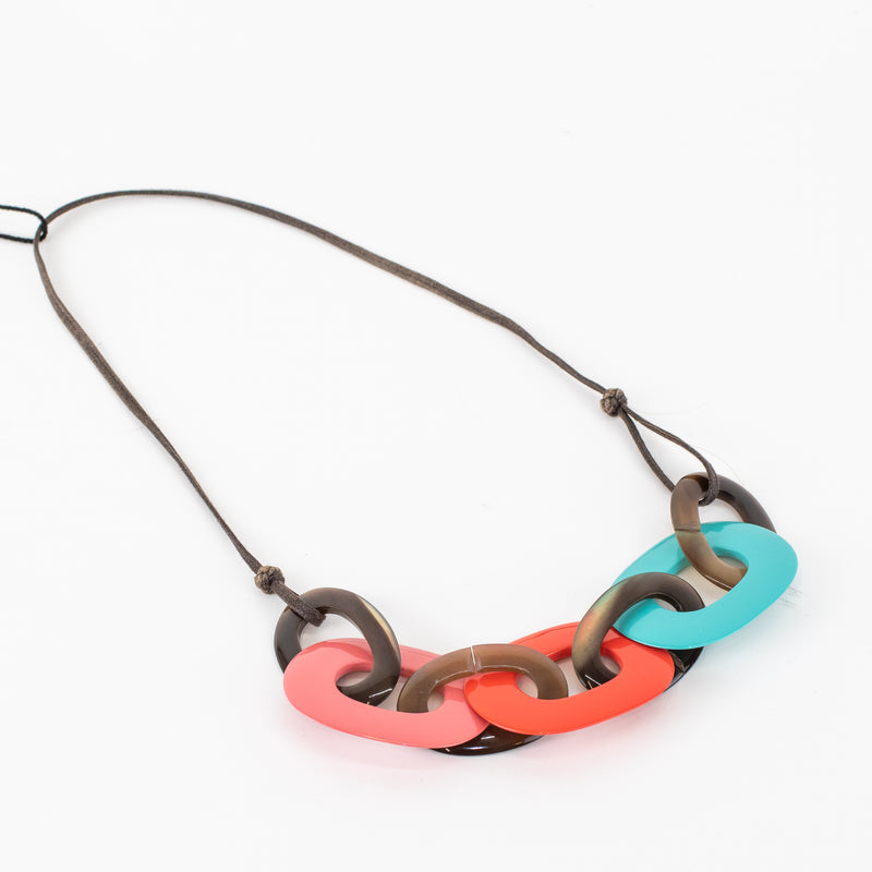 Hermes Lacquered Karamba Necklace