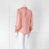 Rebecca Taylor Pink Stripe Silk Blouse